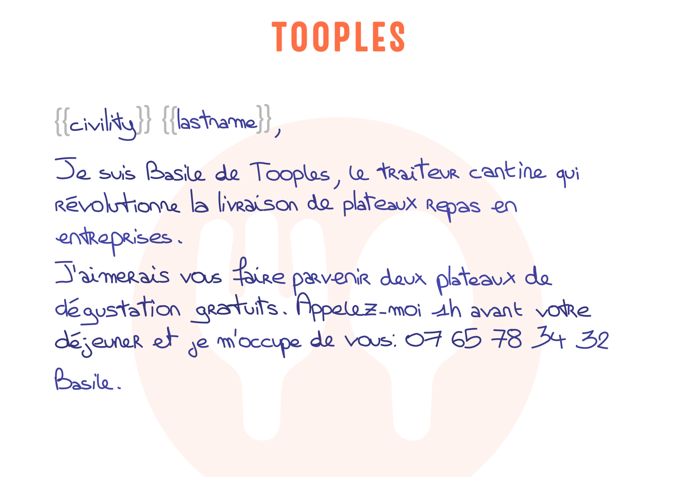 Sublimer une proposition de test avec une carte personnalisée